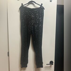 Black Sequin Jogging pants